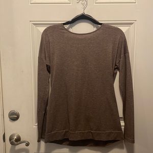 Medium brown long sleeve